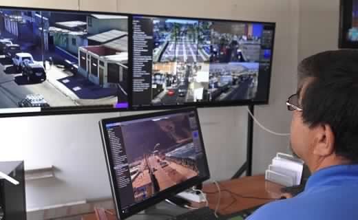 camaras de seguridad internas y externas para vigilar el personal y para vigilar a los clientes
